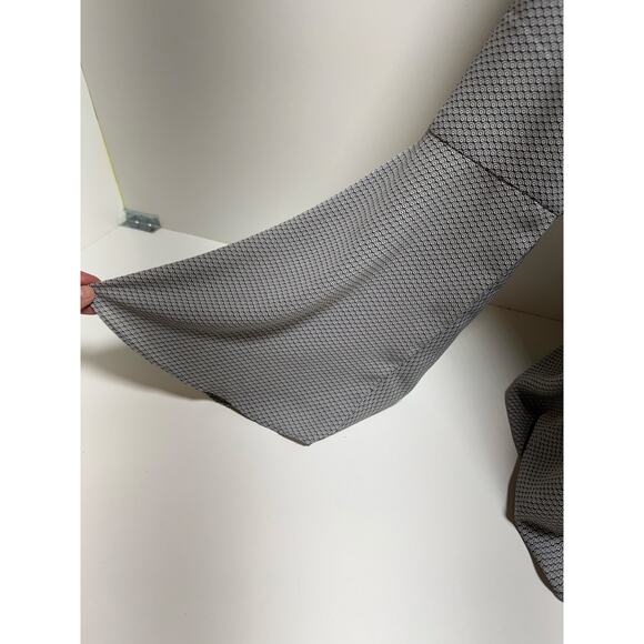 Ann Taylor Loft Top Sz S Gray Bell Sleeve Lightweight Popover Blouse - Picture 3 of 8